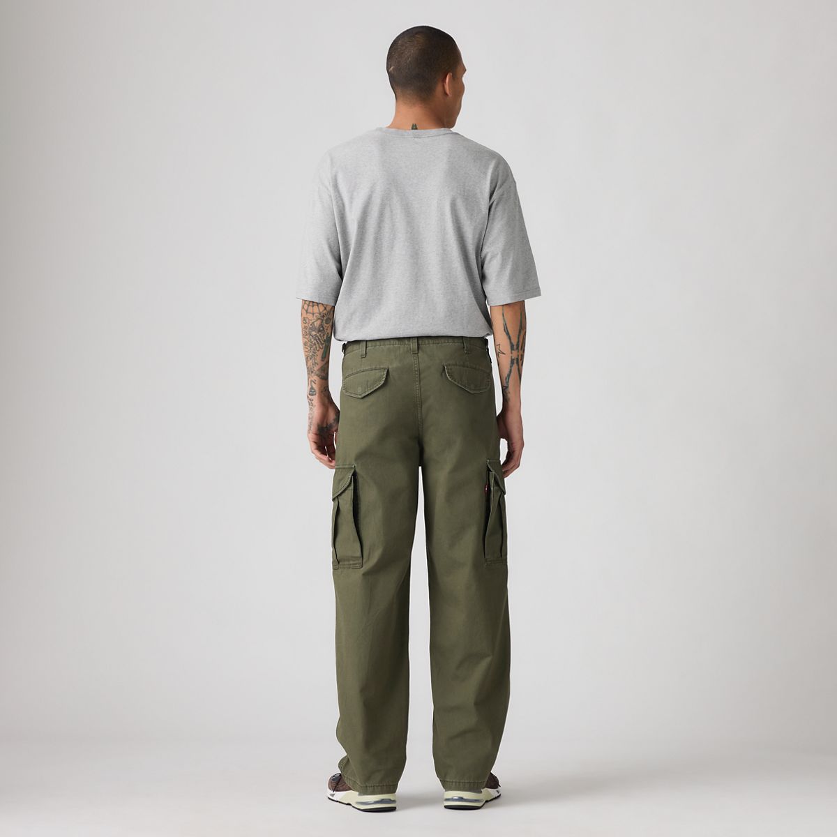XX Cargo Baggy Men's Pants — Forest Night - Green
