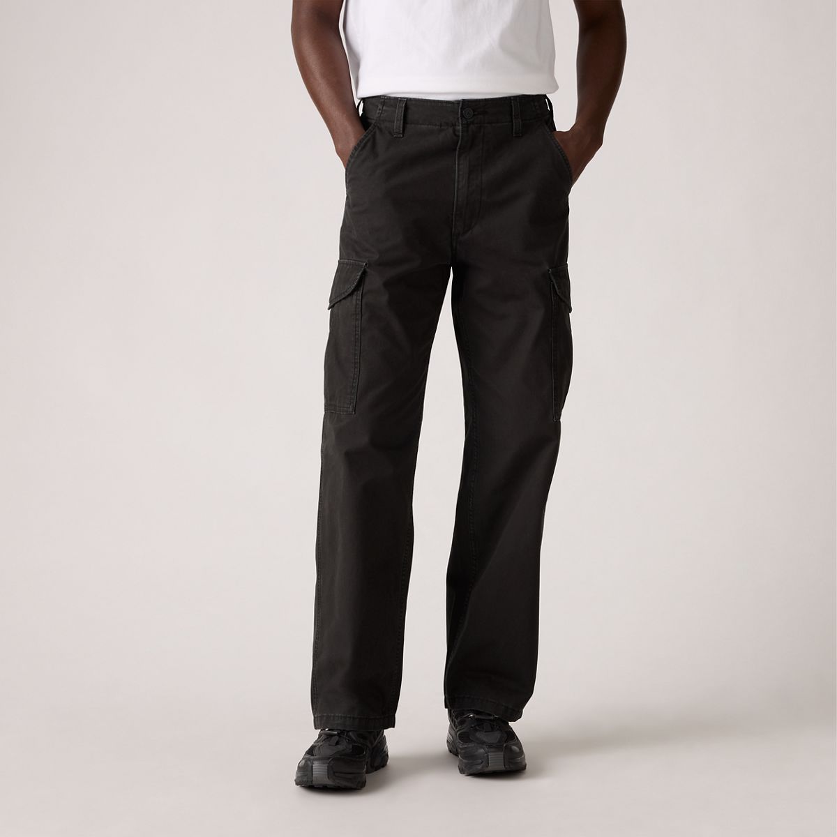 XX Cargo Baggy Men's Pants — Meteorite - Black
