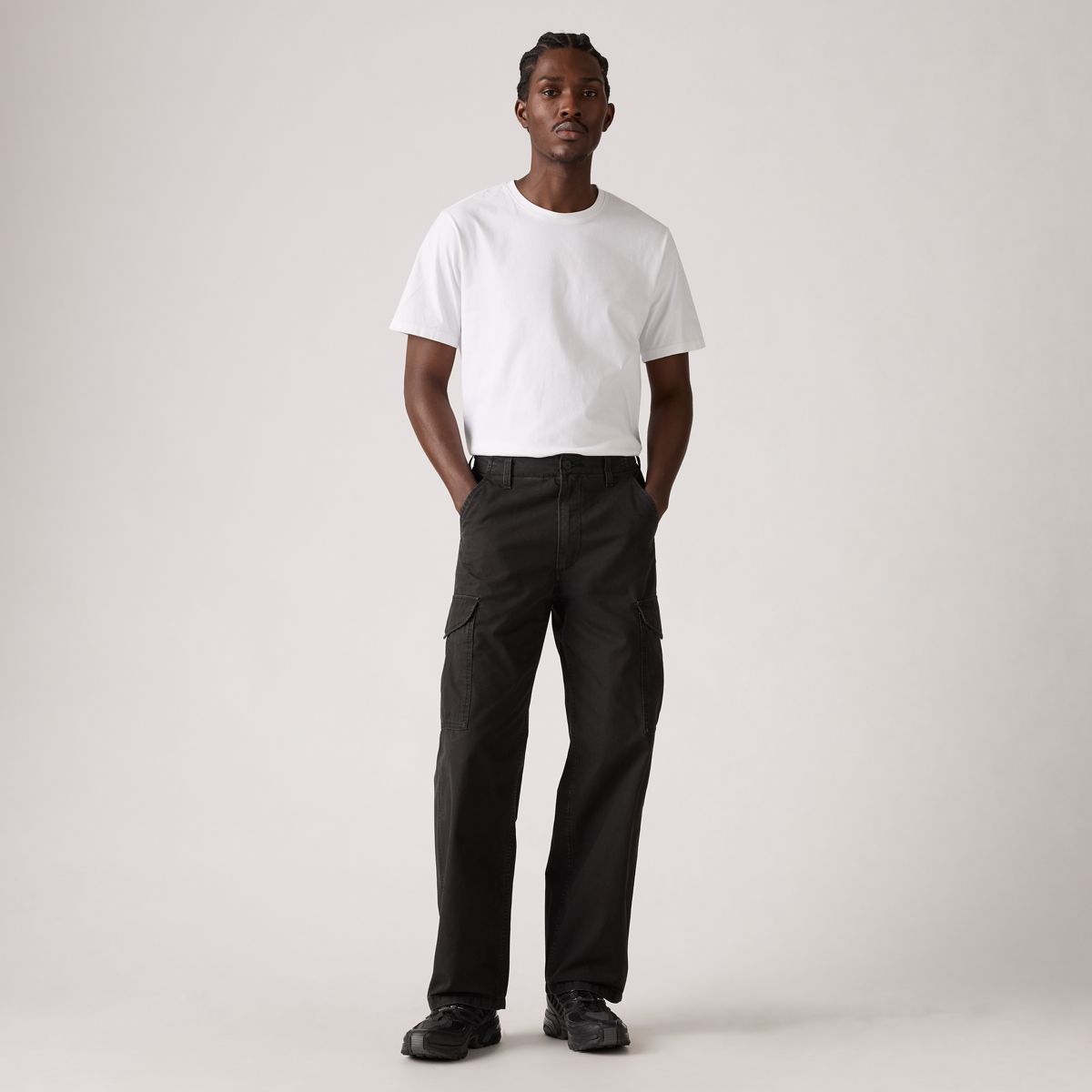 XX Cargo Baggy Men's Pants — Meteorite - Black