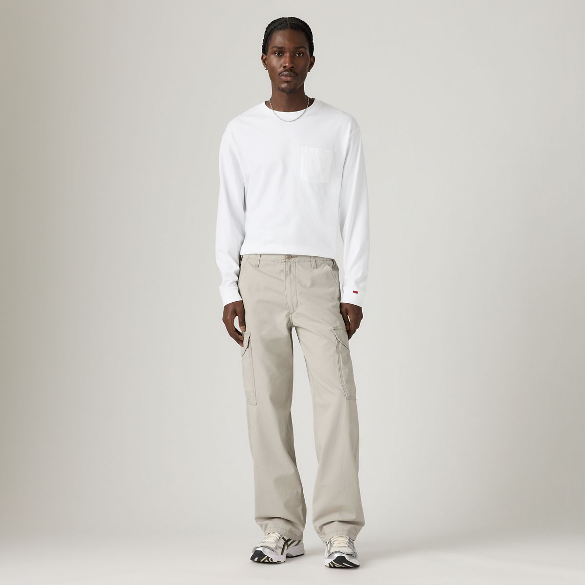 XX Cargo Baggy Men's Pants — Vintage Khaki - Tan