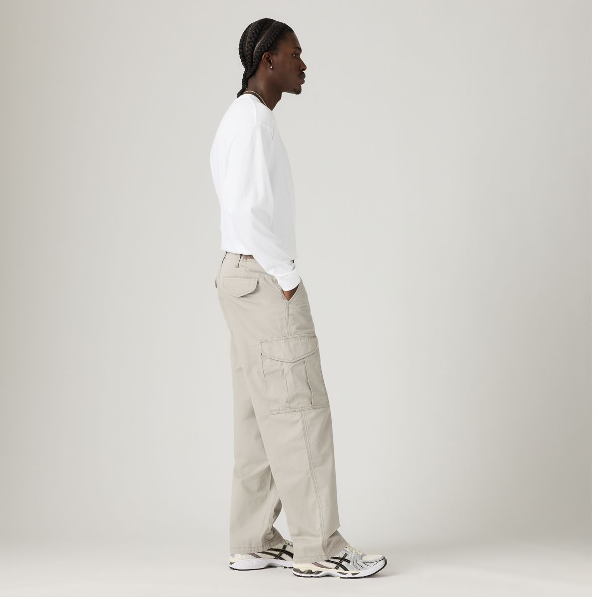 XX Cargo Baggy Men's Pants — Vintage Khaki - Tan