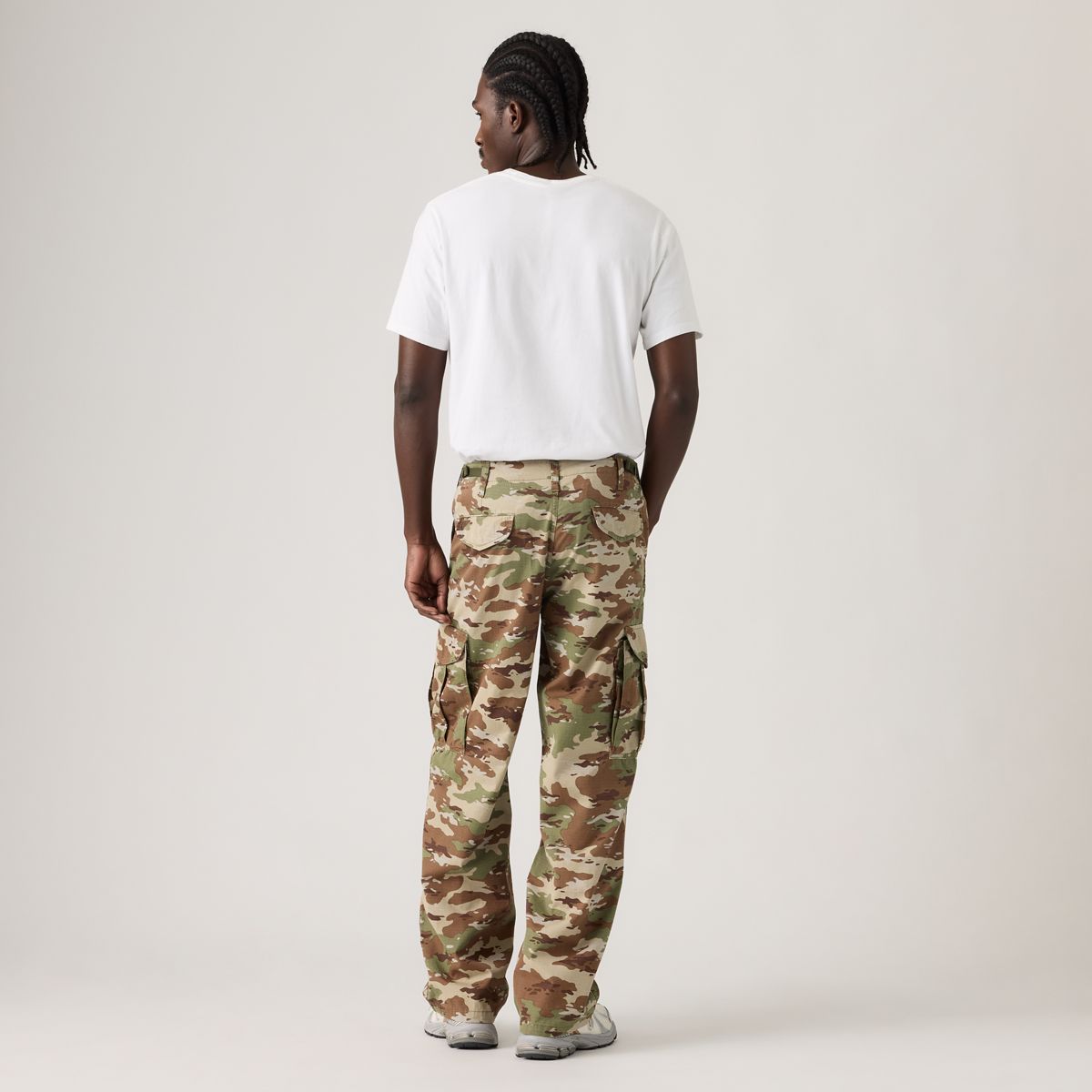 XX Cargo Baggy Men's Pants — Ombre Camo Soft Camo - Green