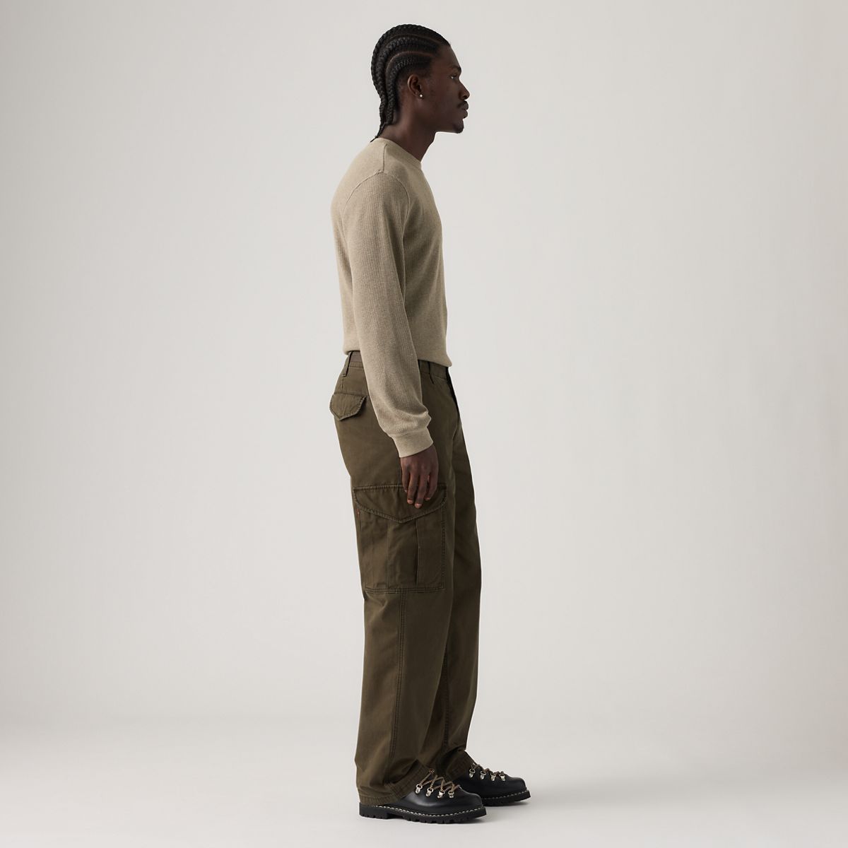 XX Cargo Baggy Men's Pants — Coffee - Brown
