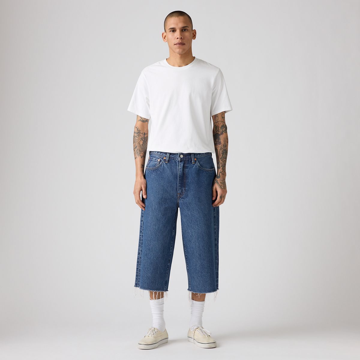 478™ Baggy Capri — Song Of The Year - Medium Wash