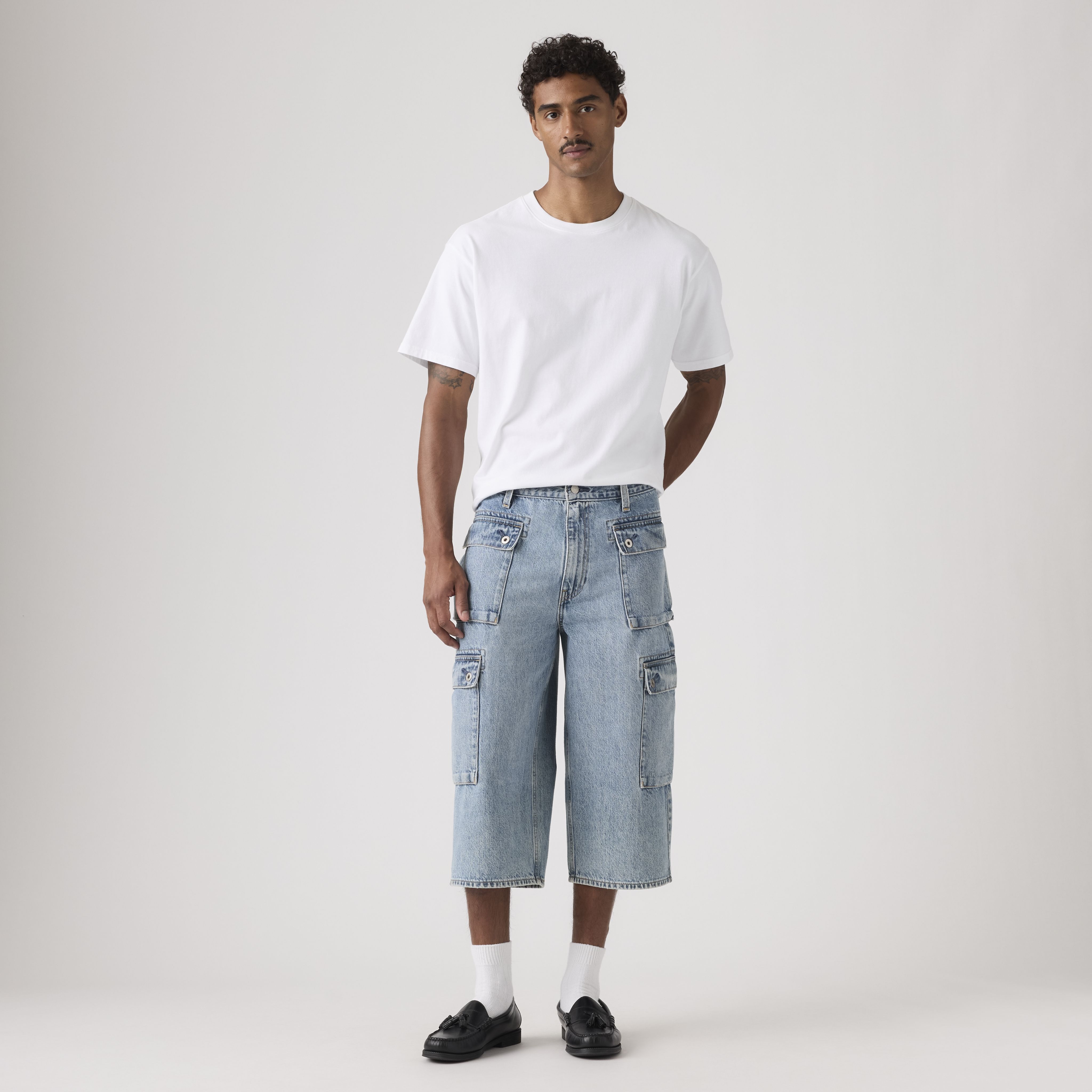 478™ Baggy Capri Cargo 11