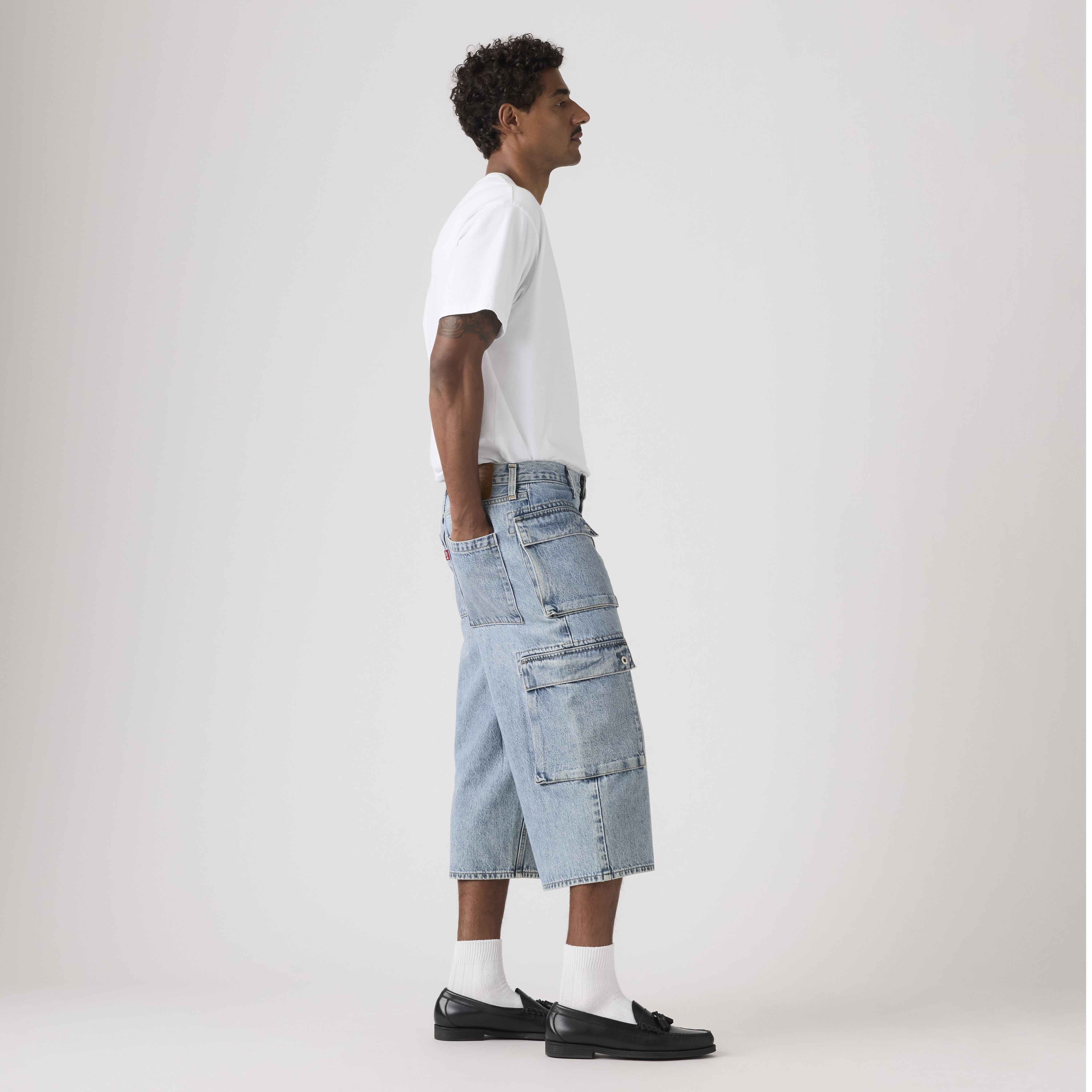 478™ Baggy Capri Cargo 4