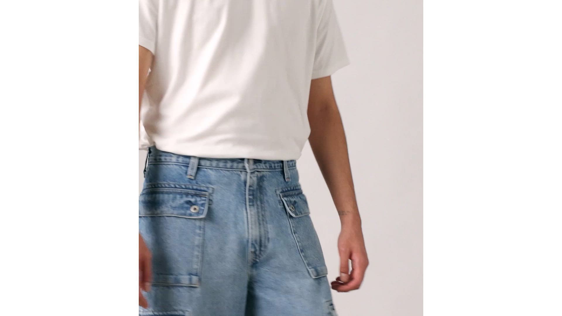 478™ Baggy Capri Cargo 1