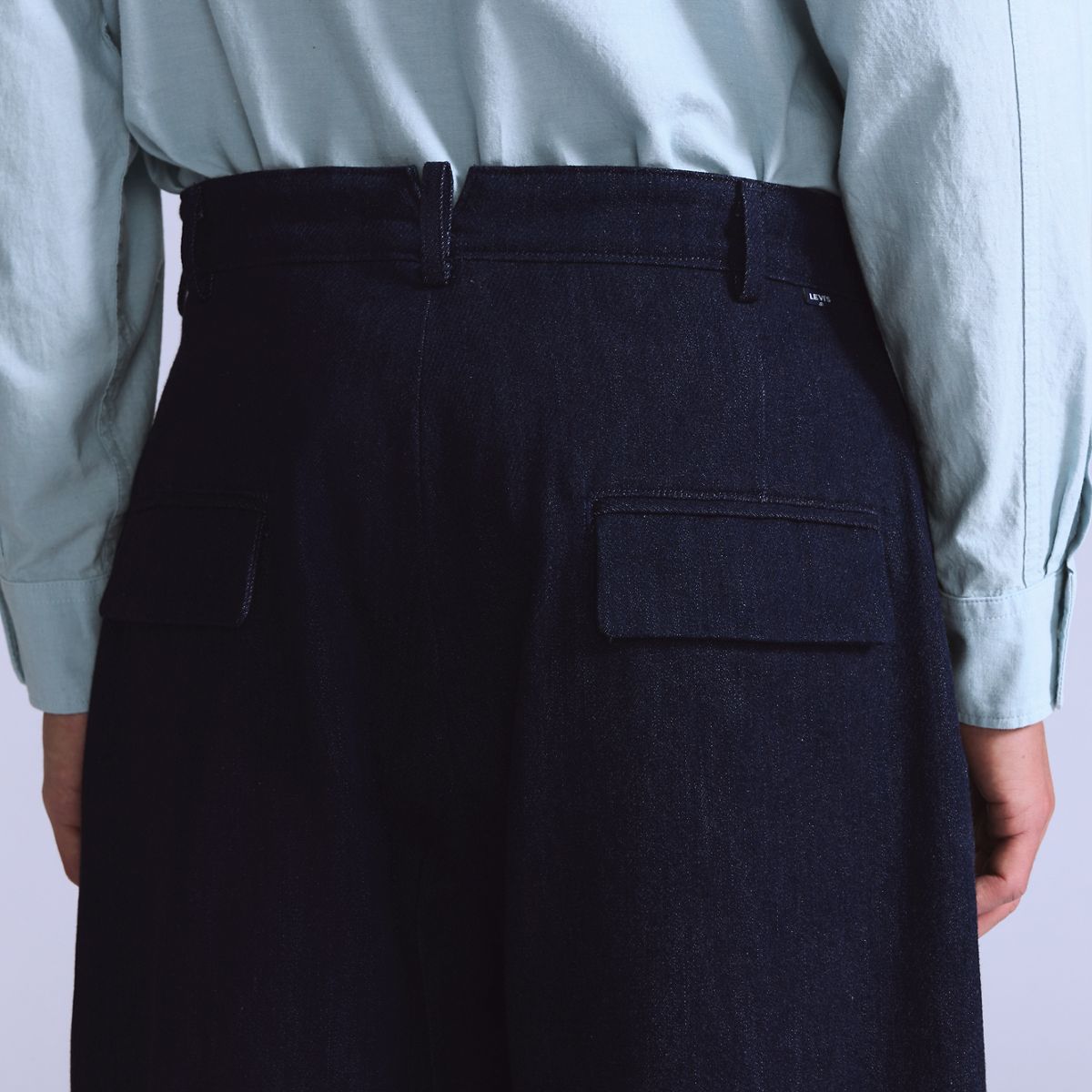 Pleated Trousers — Ivy Wash MOJ - Blue
