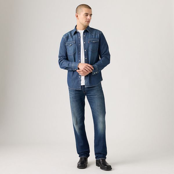 501® Original Men's Jeans — On The Borderline - Dark Wash