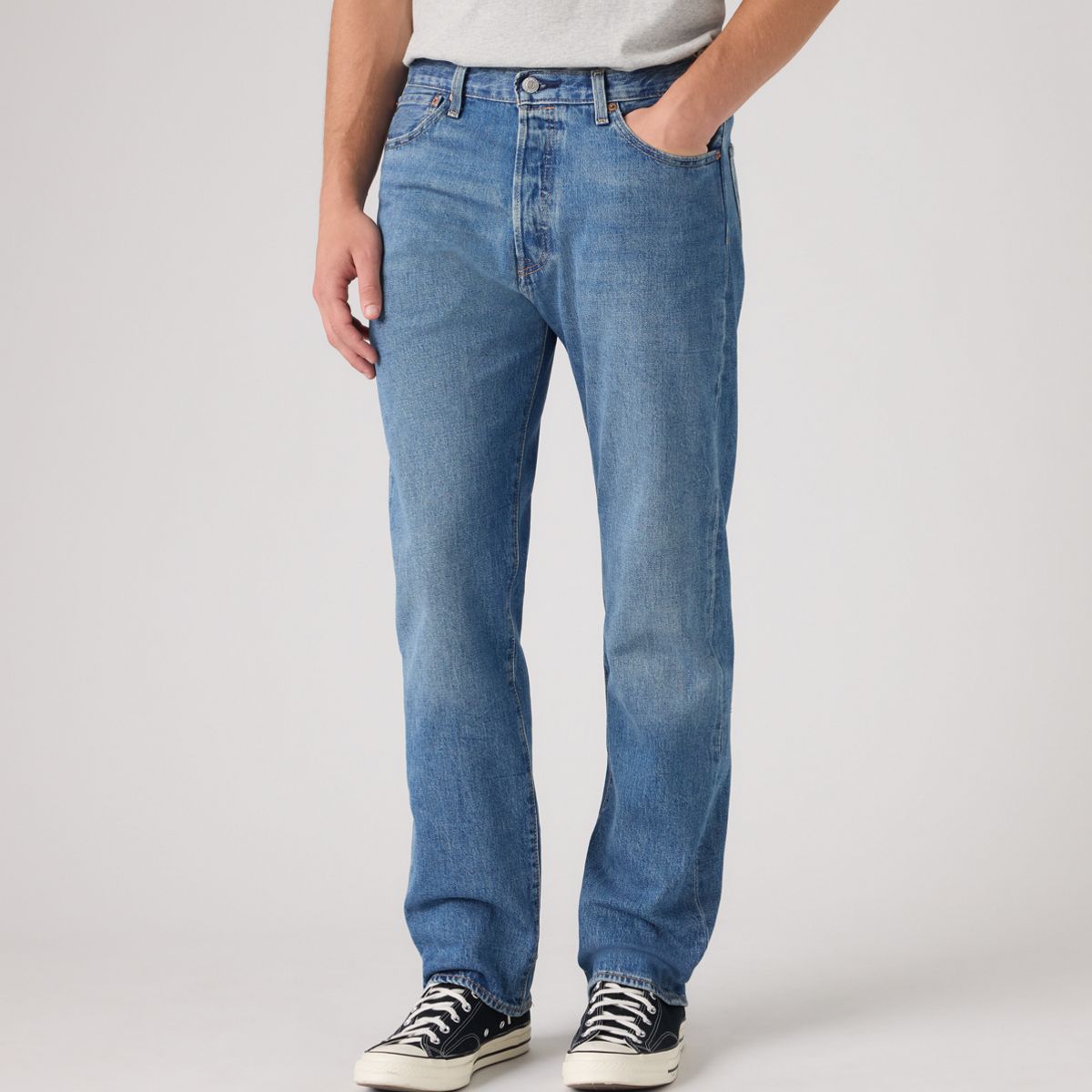 501® Original Men's Jeans — Never Settle - Medium Wash
