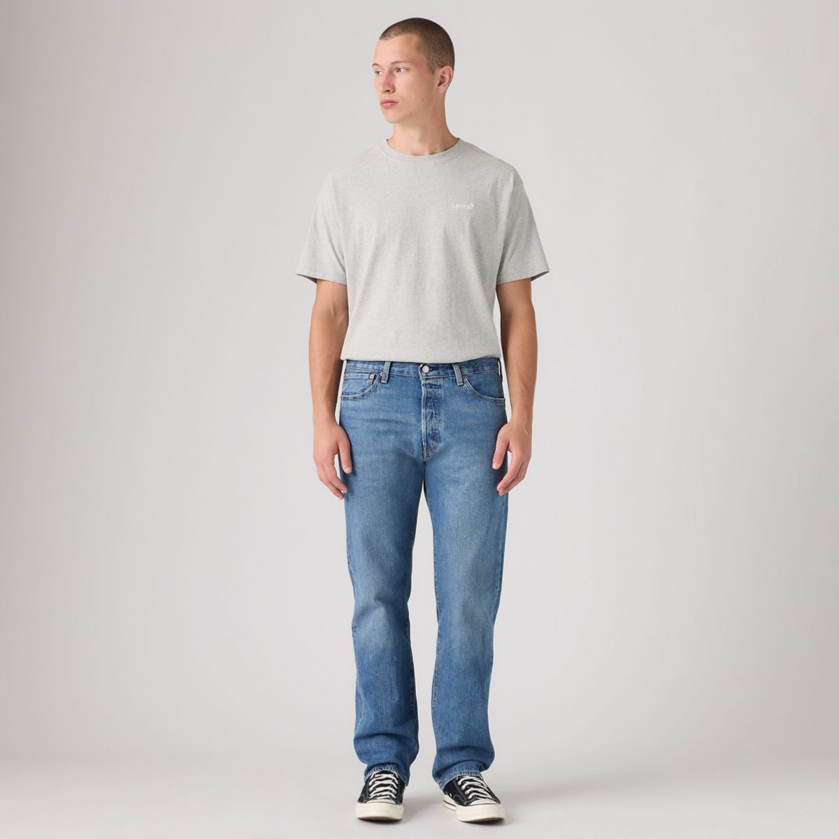 501® Original Men's Jeans — Never Settle - Medium Wash