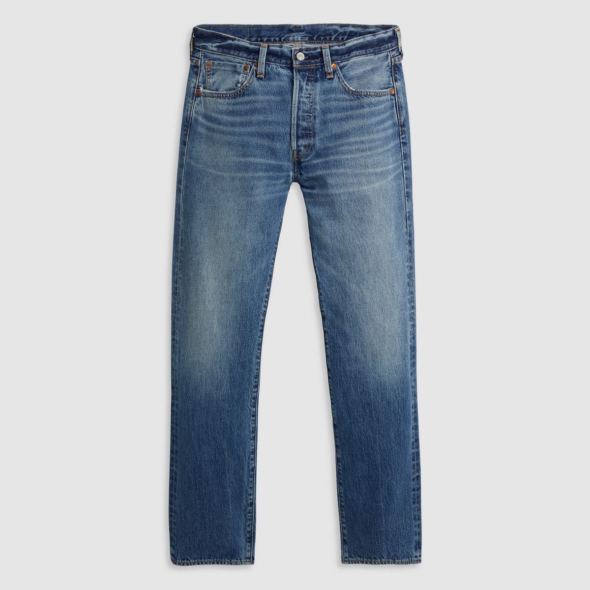 501® Original Selvedge Men's Jeans — Feeling Powerful - Medium Wash