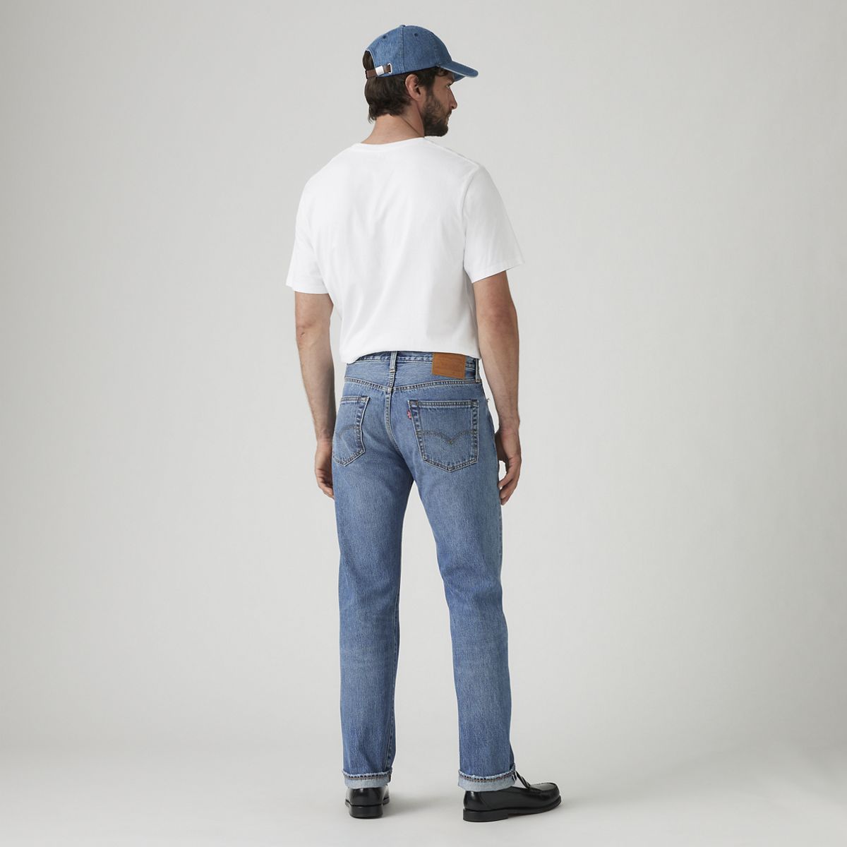 501® Original Selvedge Men's Jeans — Feeling Powerful - Medium Wash