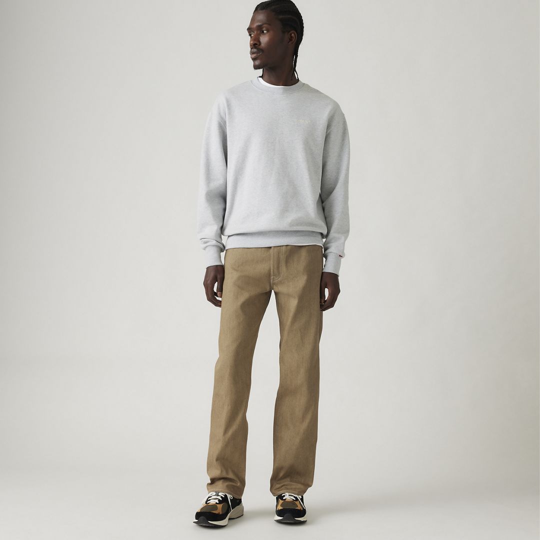 Levi's Men's 501 Original Shrink-to-Fit Non-Stretch Jeans - Beige