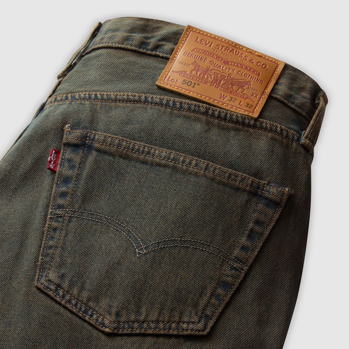 501® Original Men's Jeans — Sandslide Od - Green