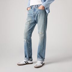 501® Original Selvedge Men's Jeans — Turquoise Rivet Dx Selv - Medium Wash 2