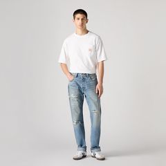 501® Original Selvedge Men's Jeans — Turquoise Rivet Dx Selv - Medium Wash 5