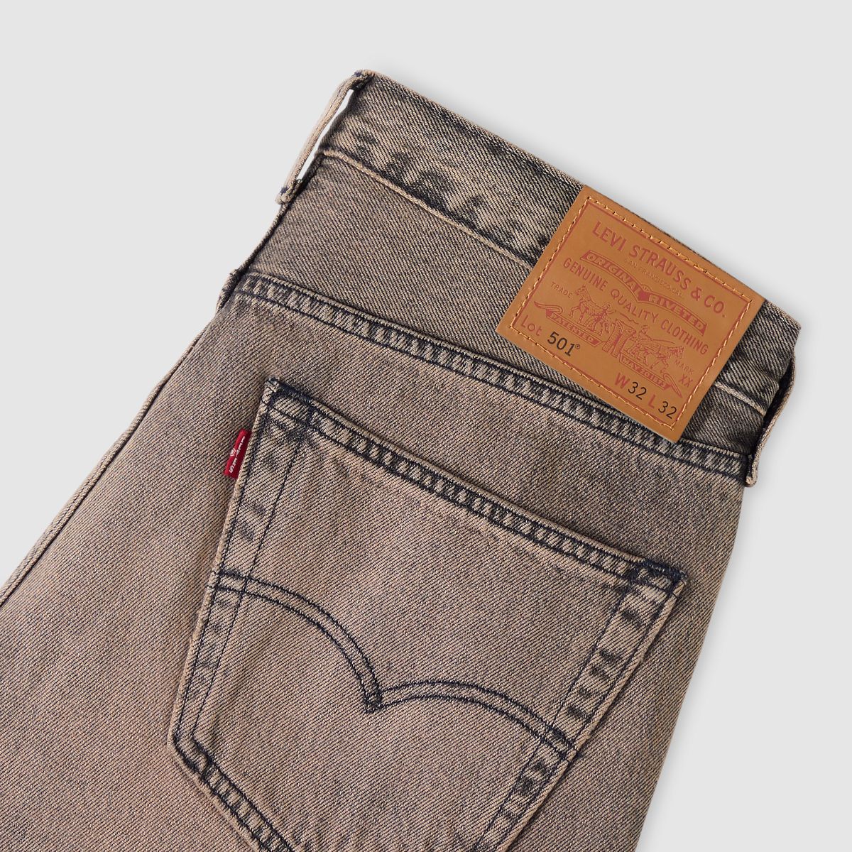 501® Original Men's Jeans — Ancient Space Overdye - Brown