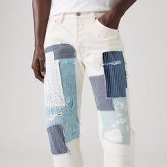 501® Original Men's Jeans — Crystal Tear Patch - White 3