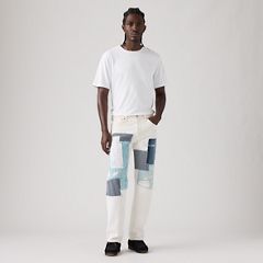 501® Original Men's Jeans — Crystal Tear Patch - White 6