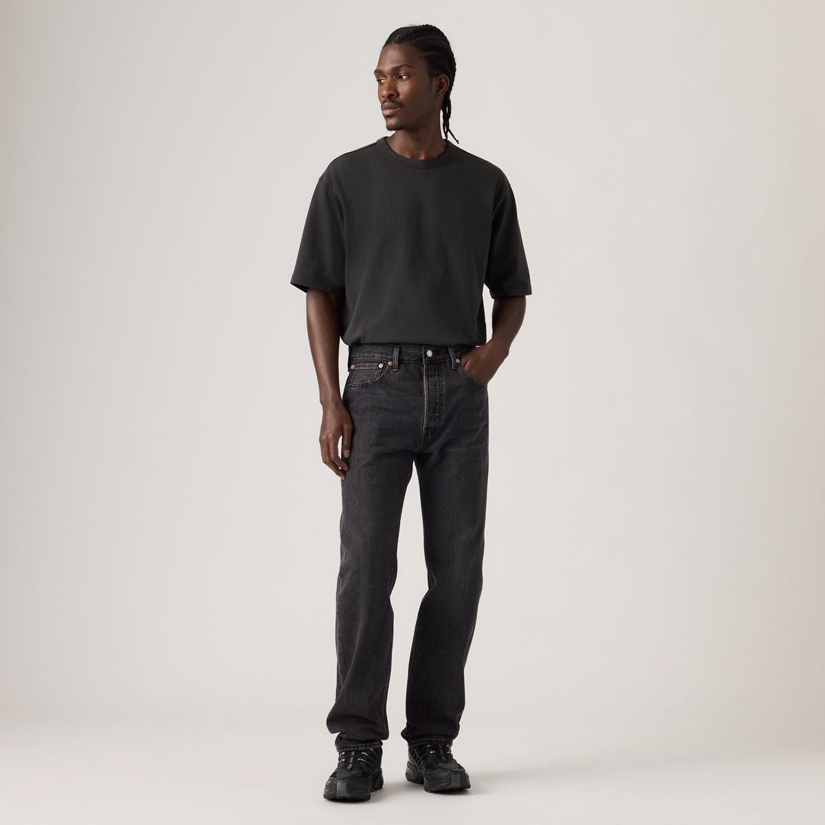 501® Original Men's Jeans — Filbert Nights - Black