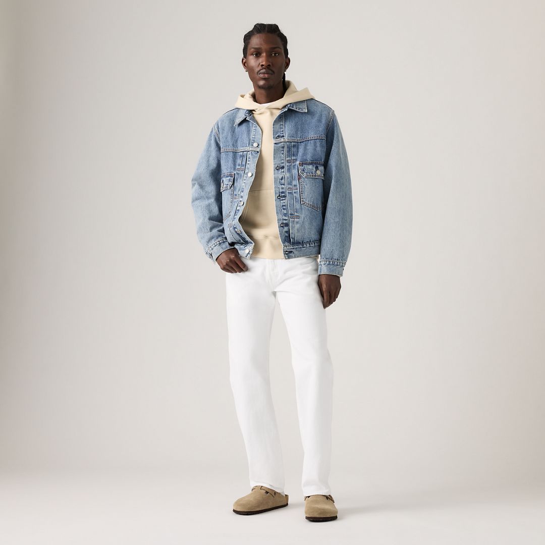Levi's Men's 501 Original Straight-Fit Jeans - Chill White