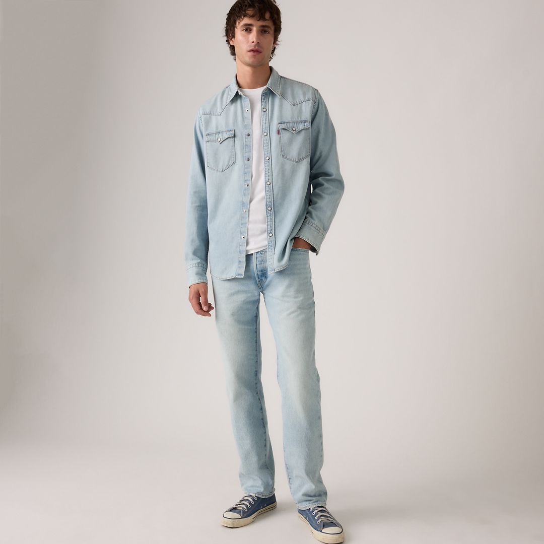 Levi's Men's 501 Original Straight-Fit Jeans - Texas Rides