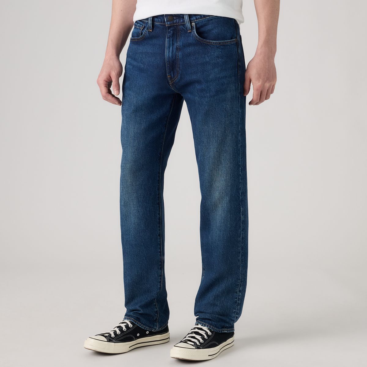 505™ Regular Authentic Soft Men's Jeans — Jack Of All Trades - Dark Wash - Stretch