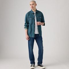 505™ Regular Authentic Soft Men's Jeans — Jack Of All Trades - Dark Wash - Stretch 1