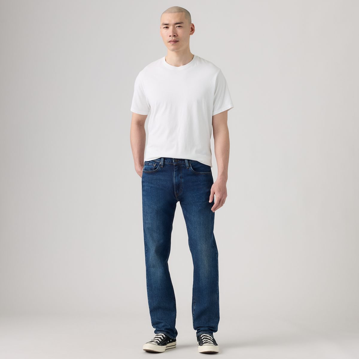 505™ Regular Authentic Soft Men's Jeans — Jack Of All Trades - Dark Wash - Stretch
