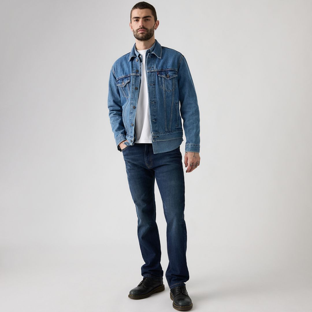 Levi's Men's 505 Regular-Fit Stretch Jeans - Nail Loop Knot