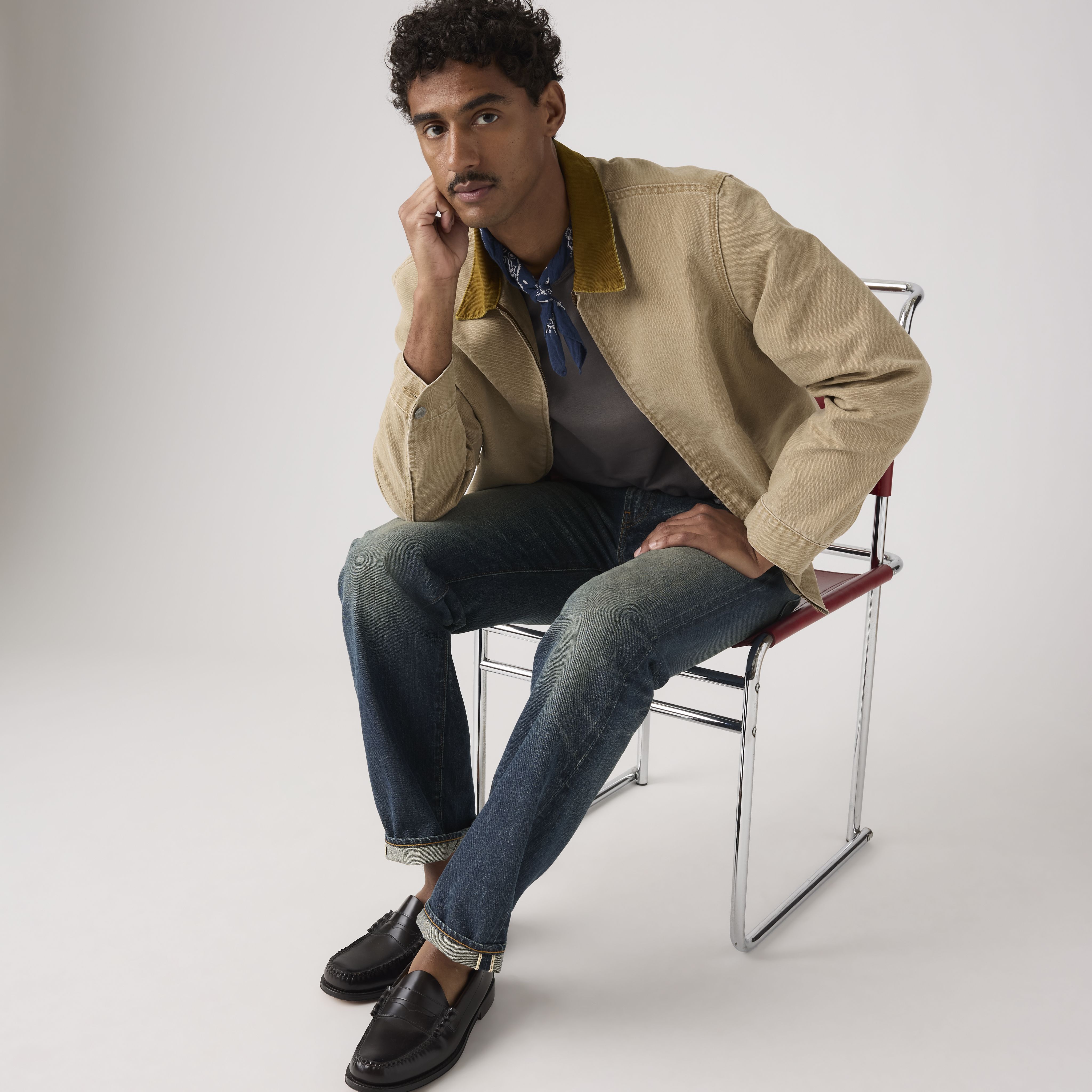 505™ Regular Fit Selvedge Men's Jeans 1