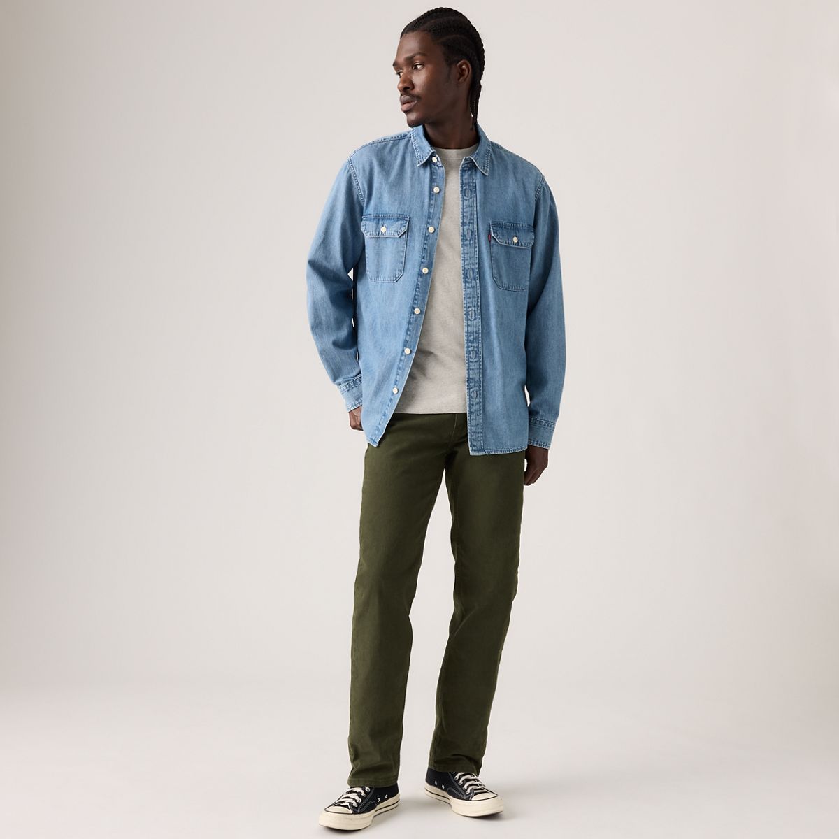 514™ Straight Men's Jeans — Rosin Denim - Green