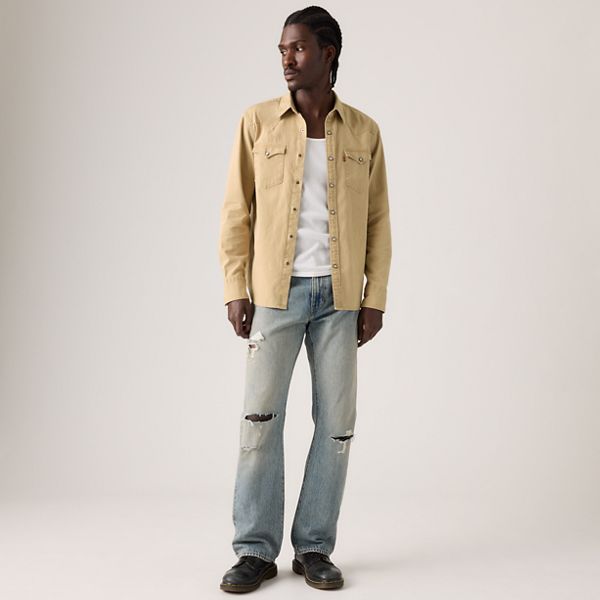 517™ Bootcut Men's Jeans — Prairie Boy Distressed - Medium Wash