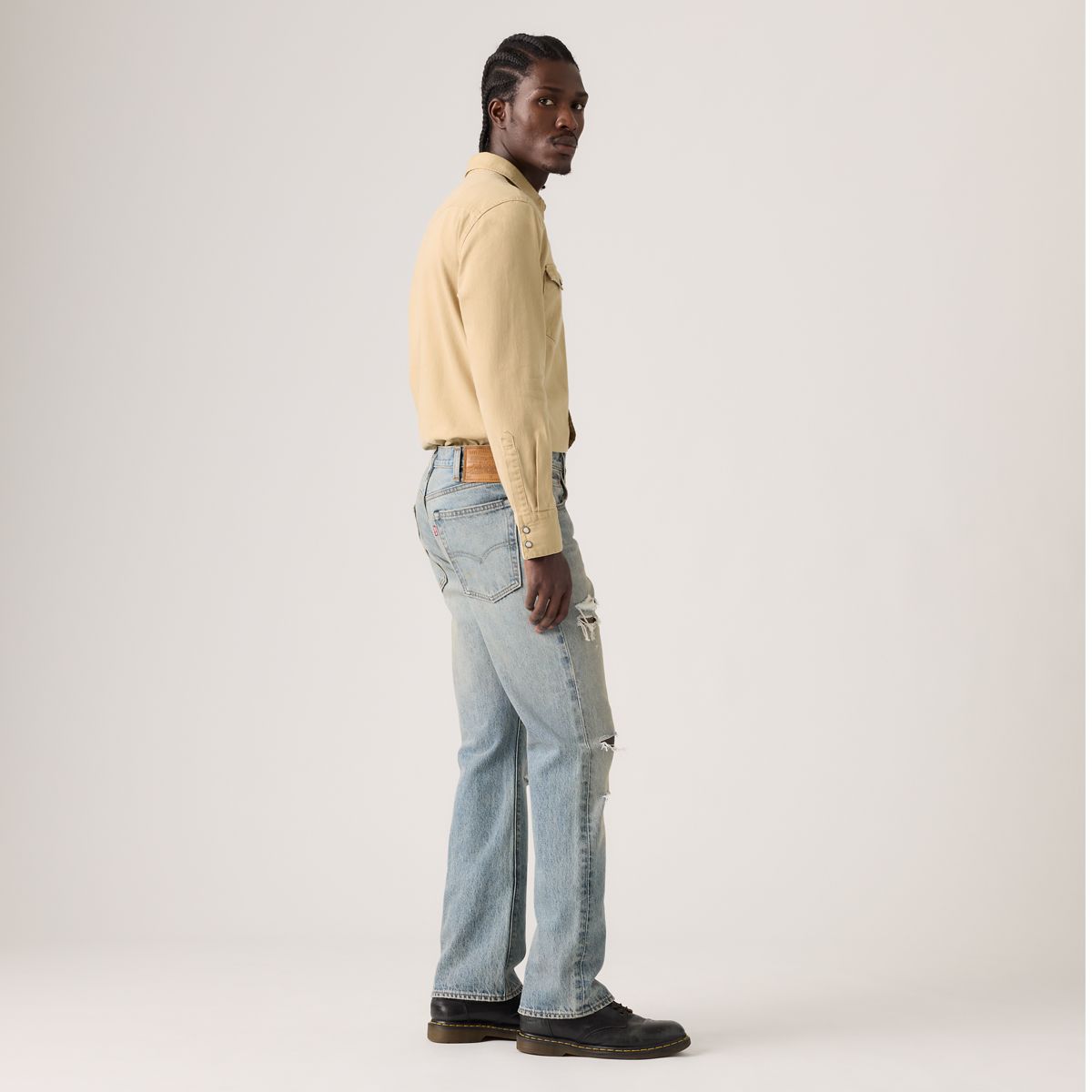 517™ Bootcut Men's Jeans — Prairie Boy Distressed - Medium Wash