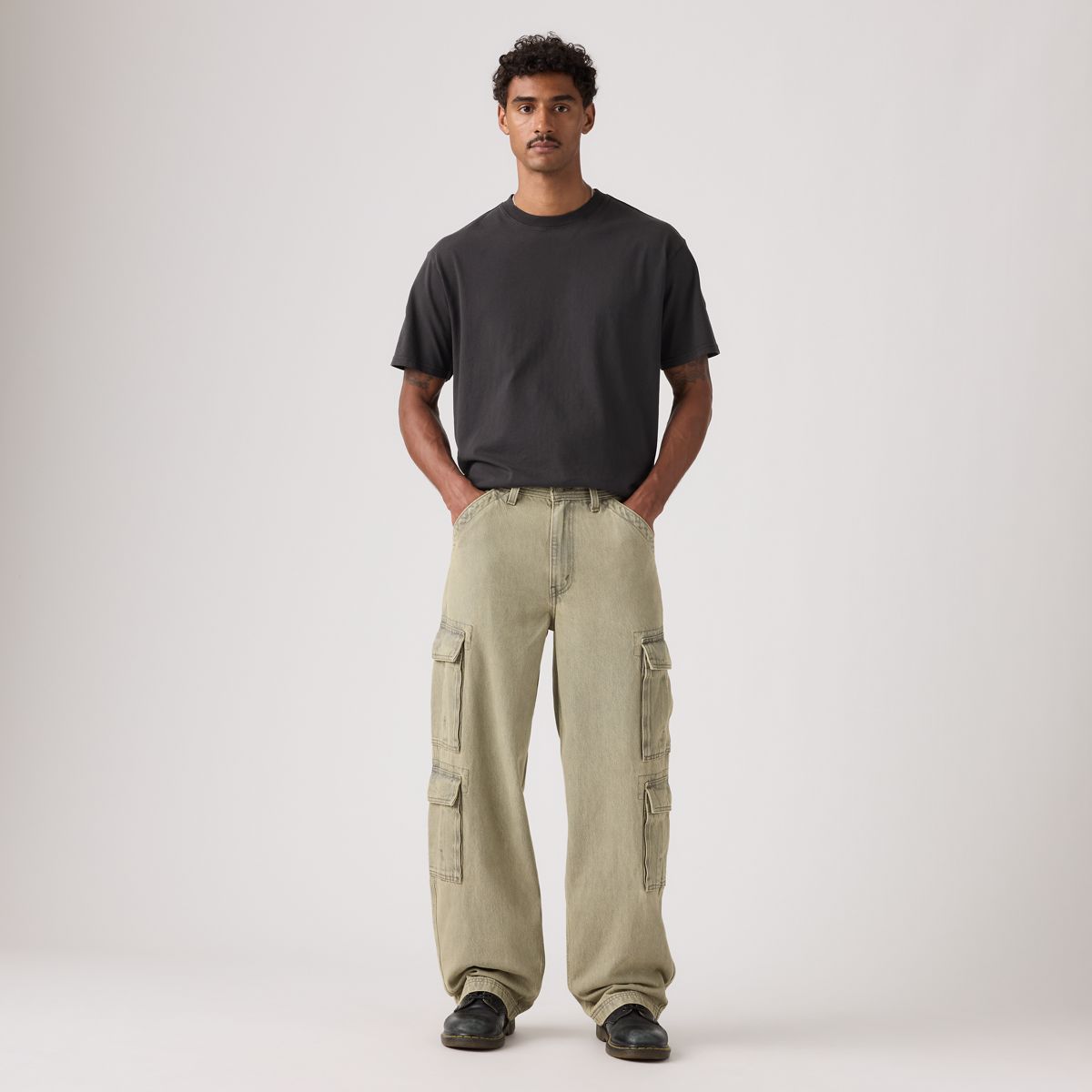 578™ Baggy Cargo Men's Jeans — Steel Clouds - Grey