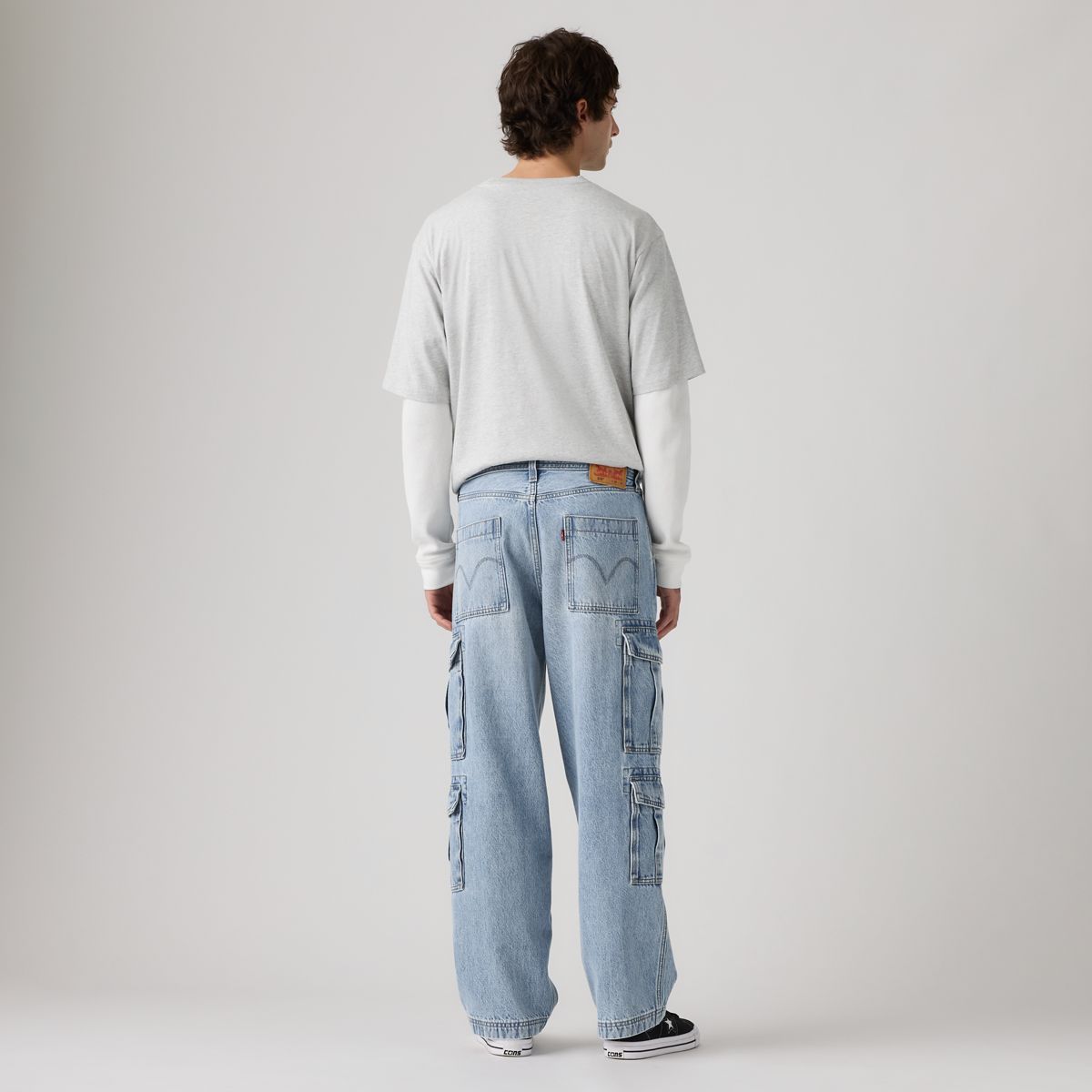 578™ Baggy Cargo Men's Jeans — Joyful Clouds - Light Wash