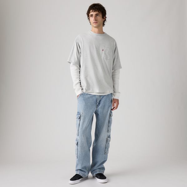 578™ Baggy Cargo Men's Jeans — Joyful Clouds - Light Wash