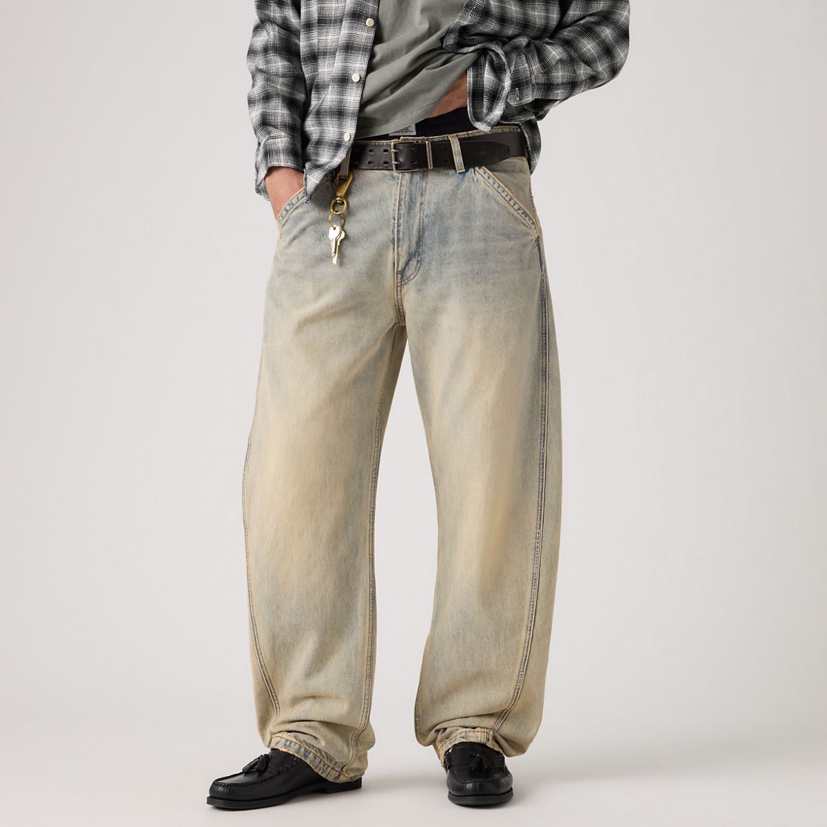 Baggy Barrel Men's Jeans — My Tinted Journey - Medium Wash