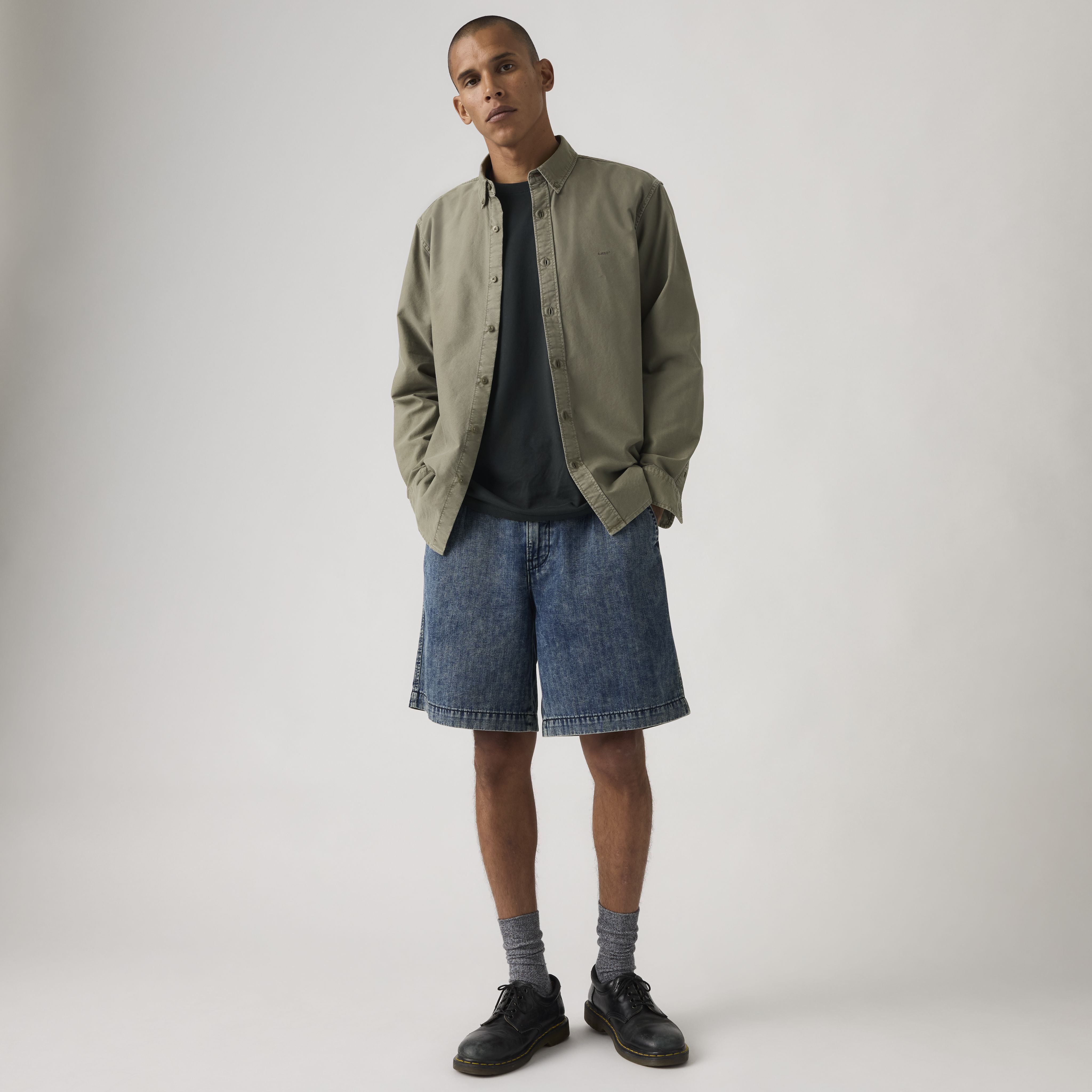 Baggy Pleated Men's Shorts 1