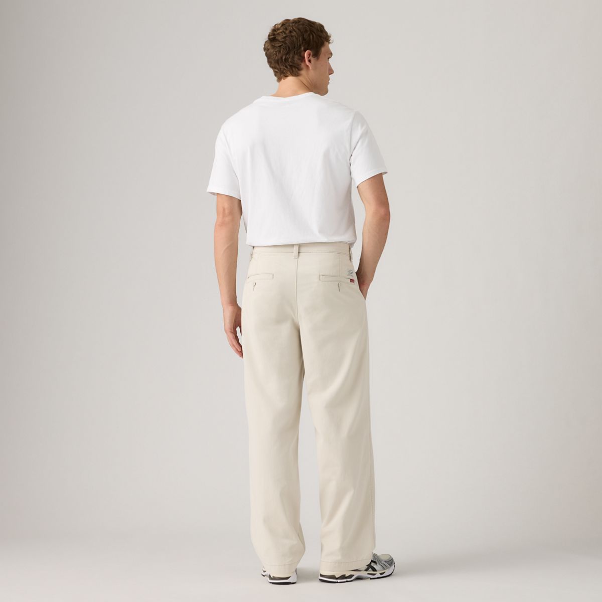 XX Chino Baggy Men's Pants — Pumice - White