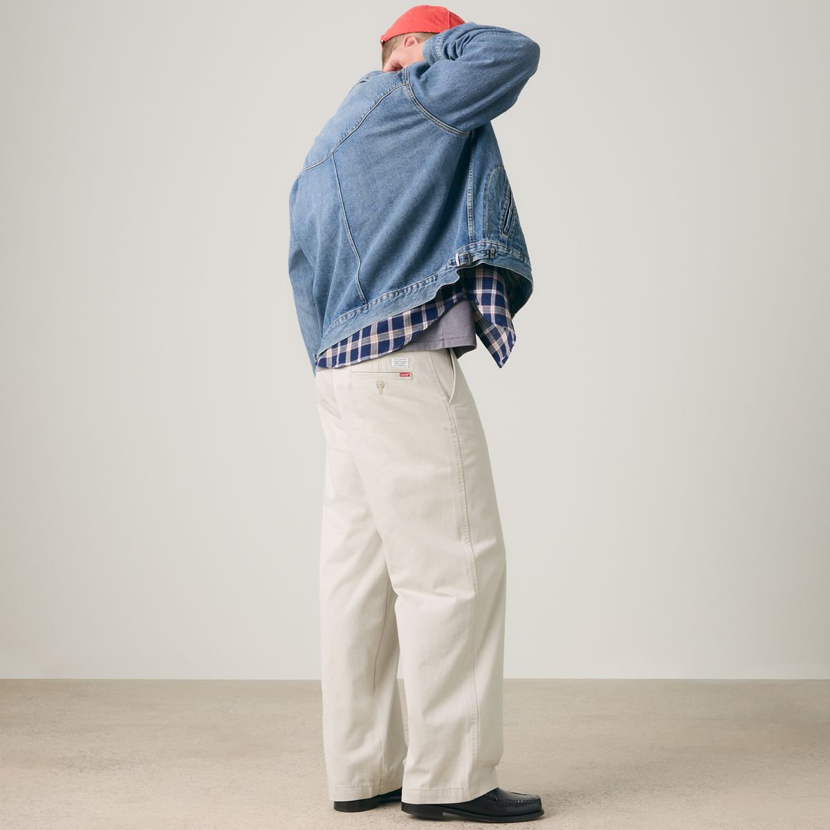 XX Chino Baggy Men's Pants — Pumice - White