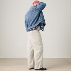 XX Chino Baggy Men's Pants — Pumice - White 2