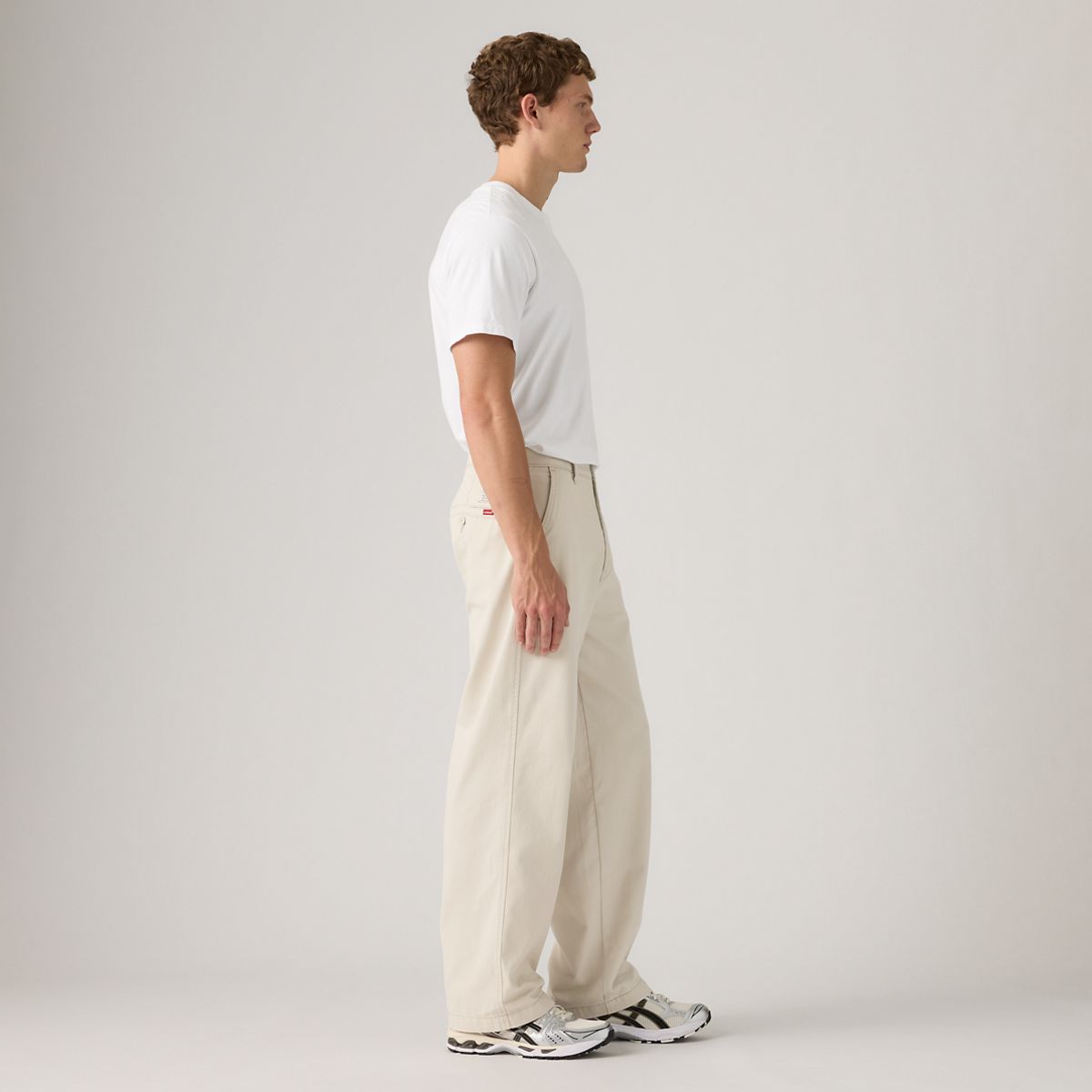 XX Chino Baggy Men's Pants — Pumice - White