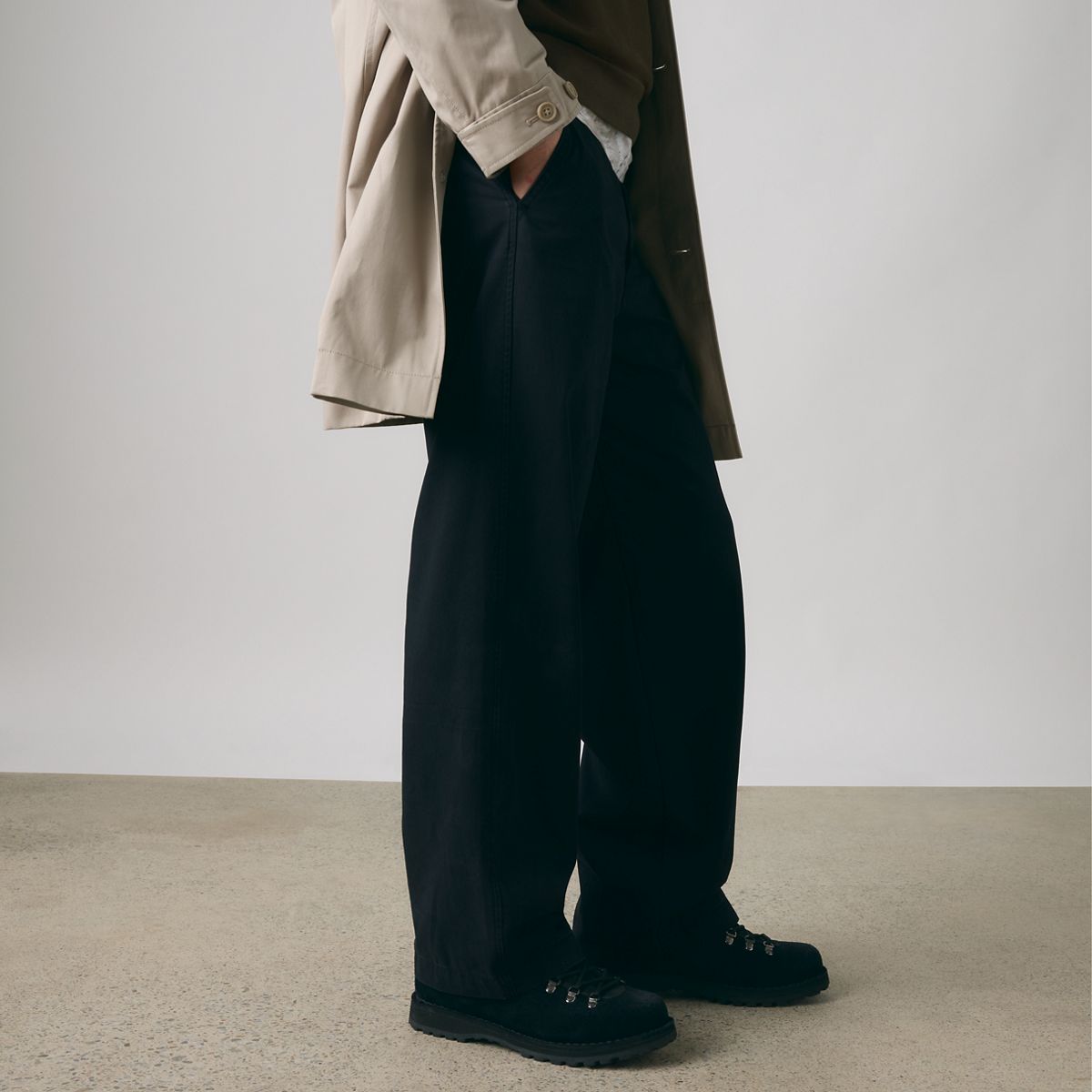 XX Chino Baggy Men's Pants — Mineral Black - Black