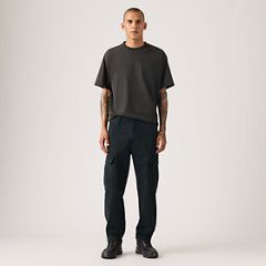 XX Cargo Taper Trousers — Mineral Black Twill - Black 5