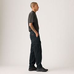 XX Cargo Taper Trousers — Mineral Black Twill - Black 4