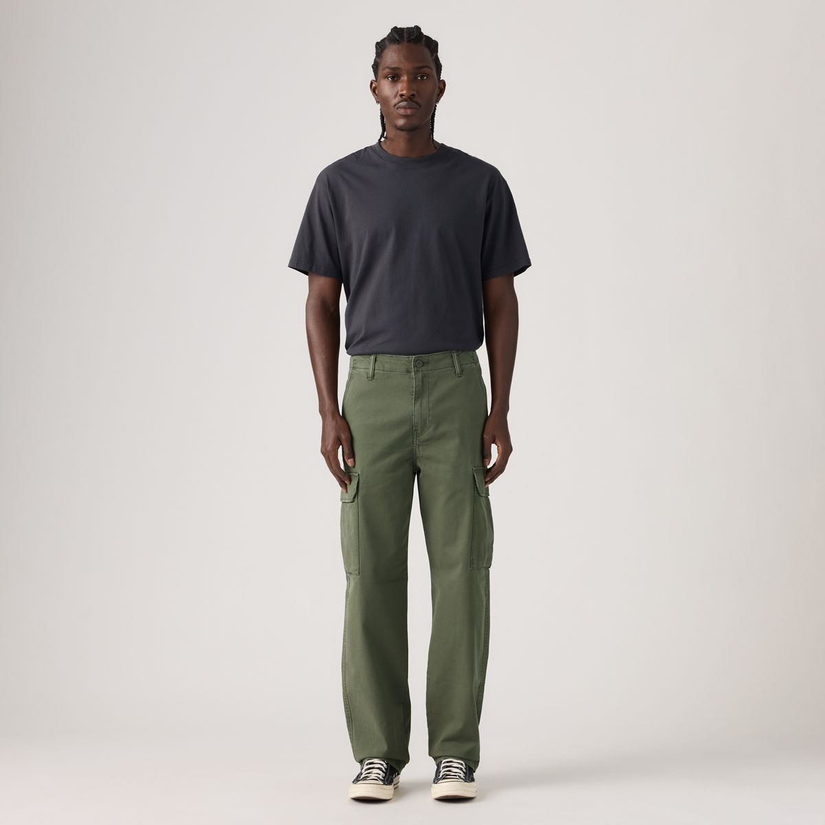 XX Cargo Taper Trousers — Kambaba Twill - Grey