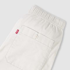 Easy Relaxed Cotton Linen Pull On Surplus Men's Pants — Moonstruck - White 7