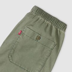 Easy Relaxed Cotton Linen Pull On Surplus Men's Pants — Kambaba - Green 7